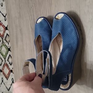 Fly London Wedge Sandals Size 7